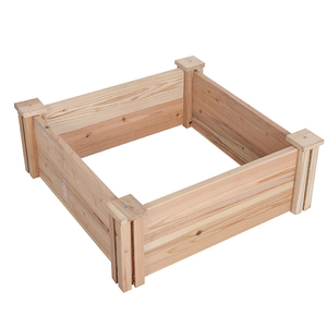 <strong>Wooden</strong> Garden Bed <strong>Wooden</strong> Garden Bed Vegetable Flower Raised <strong>Square</strong> <strong>Planter</strong> Kit Outdoor Patio <strong>Wooden</strong> Garden <strong>Planter</strong> - Product Image 3