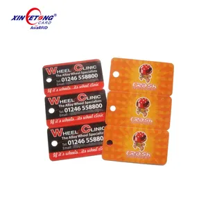बारकोड ट्रिपल पीवीसी कॉम्बो कार्ड और 3-अप सदस्यता के लिए कुंजी टैग, वीआईपी, वफादारी कार्ड, चीन निर्माता