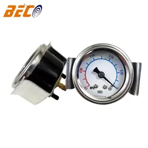 Beco 40mm 0.1Mpa panel vacuum pressure meter panel mounting gauge