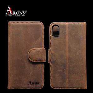 Cuero de Caballo loco de la vendimia tapa de imán para iPhone X - Product Image 1