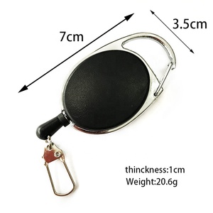 Vente flash, porte-clés rétractable en métal <span class=keywords><strong>pas</strong></span> <span class=keywords><strong>cher</strong></span>, porte-carte de <span class=keywords><strong>ski</strong></span>, porte-carte d'identité, logo personnalisé, ceinture rétractable, porte-clés - Product Image 6