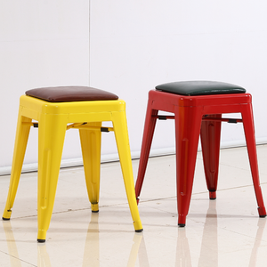 Tabouret professionnel en tolex avec <span class=keywords><strong>coussin</strong></span> en PU, <span class=keywords><strong>chaise</strong></span> Style français et américain - Product Image 1