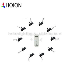 2.4 G RF inalámbrico de múltiples zona horaria Led Dimmer controlador para tiras de un solo color, Máximo 10 zonas - Product Image 4