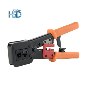 Glory Cable Crimper Meilleur <span class=keywords><strong>prix</strong></span> Vente en gros EZ Outil de sertissage pour câble 22awg 32awg CAT5E CAT6 Outil de <span class=keywords><strong>pince</strong></span> en acier <span class=keywords><strong>à</strong></span> main facile - Product Image 1
