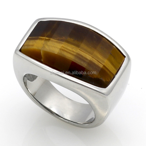 Top Quality Fashion Jewelry,316L Stainless Steel Malachite/<strong>Lapis</strong> <strong>Lazuli</strong> Natural Stone <strong>Ring</strong> for Men Birthday Gift - Product Image 4