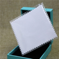 Chiffon de polissage pour bijoux en argent SILVER MASTER, personnalisé avec logo, en microfibre suédée de haute qualité et à prix abordable