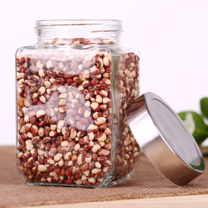 Top Qualité Alimentaire Bocaux de Bonbons En Verre, Grand hermétique <span class=keywords><strong>bocal</strong></span> en verre en <span class=keywords><strong>gros</strong></span> - Product Image 4