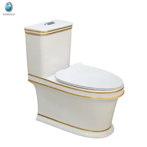 中国陶瓷制造商一件便宜的舒适高度黄金浴室厕所