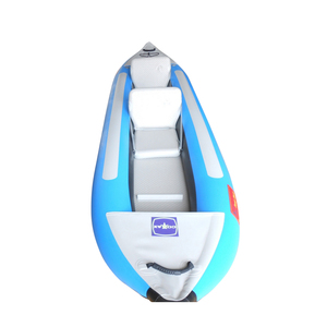 Azul color blanco agua Kayak <span class=keywords><strong>de</strong></span> pesca inflable 2 Persona para el lago - Product Image 3
