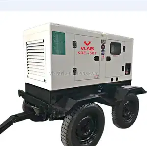 Heavy duty 50KW Generator genset in Stock Big size Power Water Cooled Sound Proof Diesel Electric Generator with Trailer