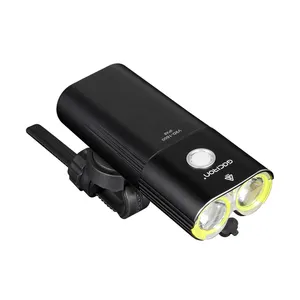 Gaciron Wireless Handlebar Aluminum Cycling Accessories Power Bank USB 1600 Lumens USB Cree LED Bike Front Light OEM Factory