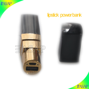 Lápiz labial Powerbank real 2600 mAh batería para la <span class=keywords><strong>señora</strong></span> mejor - Product Image 4