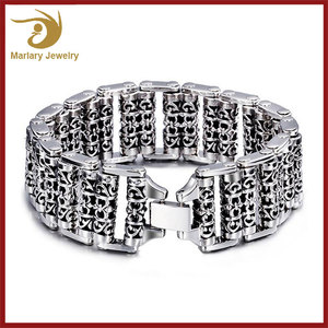 316L acero inoxidable quirúrgico, joyerí<span class=keywords><strong>a</strong></span> pulsera cadena de la <span class=keywords><strong>mano</strong></span> para los hombres, <span class=keywords><strong>hecho</strong></span> <span class=keywords><strong>a</strong></span> <span class=keywords><strong>mano</strong></span> pulsera brazalete - Product Image 4