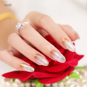 Frauen Mädchen Glitter Nagel Aufkleber Wraps Maniküre 3d Wasser transfer Nail Art Lack Aufkleber