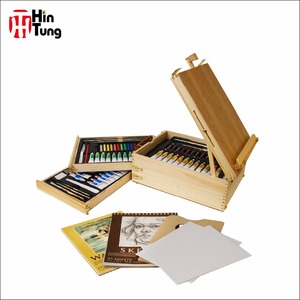 Professional <strong>Art</strong> Supplies 96pcs Wooden Box <strong>Easel</strong> <strong>Art</strong> Set for Sketching and Drawing in Wooden Box - Product Image 2