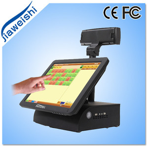 Cheap black color 15 polegada all in one touch screen cash register - Product Image 2
