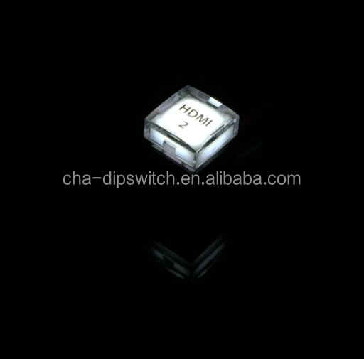 Voll Farbe RGB LED Beleuchtet Momentary Push Button Schalter 15X15,17X17