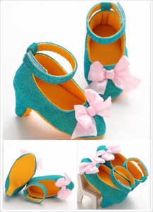 Nueva Llegada Zapatos para Niñas Pequeñas Tacones Altos Zapatos Elegantes para Fiestas de Niñas con Lazo Sandalias para Niñas - Product Image 3