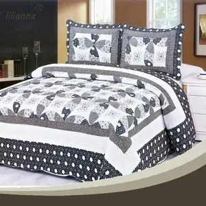 3d Laken Polyester/Katoen Kingsize Bed Gespreid Dekbed Set Goedkope Luxe Groothandel 3d Beddengoed Sets 3d Gedrukt bed Cover Set