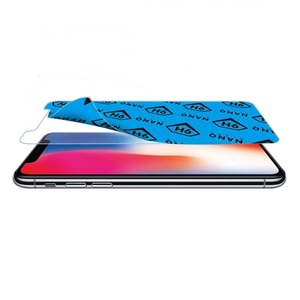 Écran de protection avec film nano 9h en verre trempé, 2 pièces, pour <span class=keywords><strong>iphone</strong></span> XS max