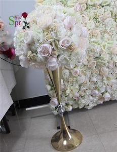 SPR Avorio con modalità di color pesca per matrimoni tavola di nozze centrotavola sfera del partito del fiore & casa sfondo decorazione - Product Image 3