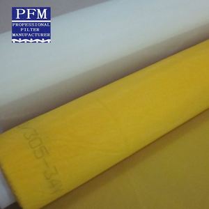 Tissu en maille de sérigraphie en polyester blanc à armure toile de 25 microns - Product Image 5