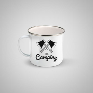 8cm Red Blue Green Speckled Color Custom logo Brand Print Lightweight Cappuccino Reusable Coffee Metal Enamel <strong>Cup</strong> for <strong>Camping</strong> - Product Image 5