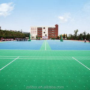 Trung Quốc Bán Nóng Sân Chơi Cỏ Nhân Tạo Futsal Sân Thể Thao Sàn Di Động Trong Nhà Và Ngoài Trời Futsal Court Flooring - Product Image 2