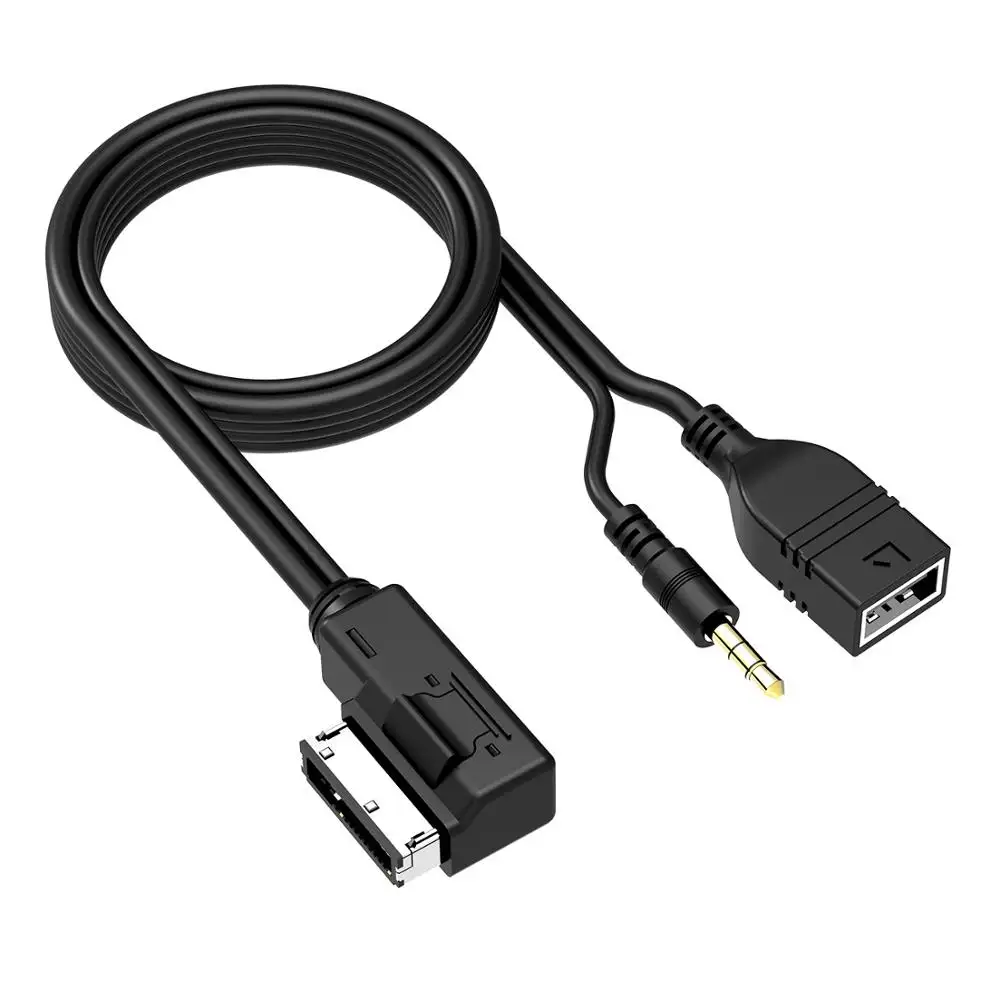 Música MDI AMI MMI interfaz USB + cargador de Cable AUX para Audi A6L A8L Q7 A3 A4L A5