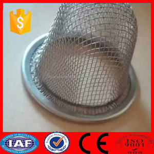 Mẫu miễn phí 3/8 "5/8" Thép không gỉ/Titanium Lọc dây lưới vòng/Dome hình dạng ống hút màn hình - Product Image 3