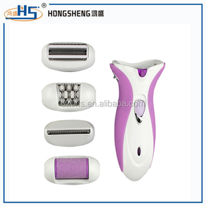 Depiladora eléctrica femenina 4 1 Lady Shaver Machine Depilación recargable Pinzas de cuidado personal para mujeres Uso doméstico EU/US - Product Image 4
