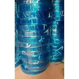 <span class=keywords><strong>Porte</strong></span> coulissante en polycarbonate, panneaux en PVC durables, portes pliantes accordéon en plastique personnalisées, transparentes et modernes - Product Image 2