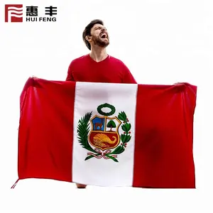 Bandera grande del fútbol mundial, bandera roja de estilo popular