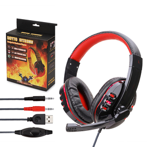 Casque de jeu lumineux à LED de <span class=keywords><strong>bonne</strong></span> <span class=keywords><strong>qualité</strong></span> bandeau de sport électronique casque écouteur d'ordinateur pour PC - Product Image 6