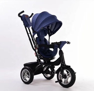 3 en 1 TIPO DE CONDUCCIÓN silla de paseo-Feliz bebé triciclo/2019 de sol triciclo, bebé triciclo cochecito, para el mercado europeo/niños triciclo EN71 - Product Image 3