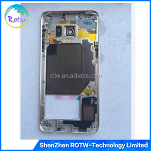 Original Trở Lại Nhà Ở Bezel Khung Giữa với Nút Bấm Bên + Kính Ống Kính Máy Ảnh cho Samsung <span class=keywords><strong>Galaxy</strong></span> S6 cạnh cộng với G928 - Product Image 3