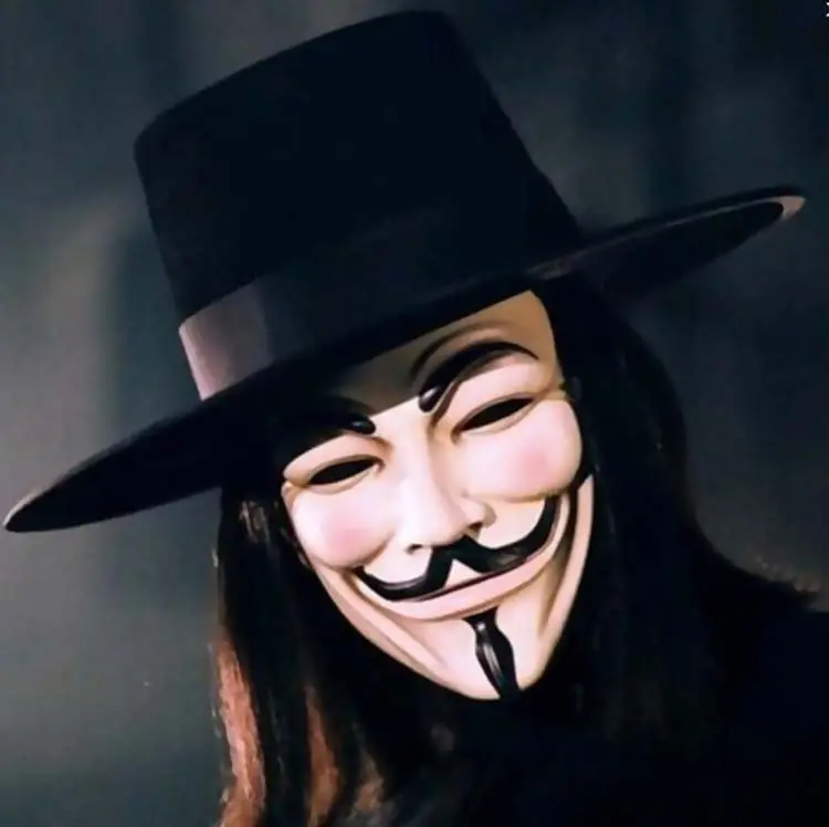 High quality hot style Halloween party masquerade monsters dance v face mask of vendetta