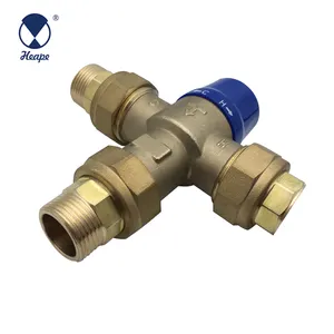 HEAPE 3/4'' Lead Free PEX Connection Thermostatic Mixing Valve