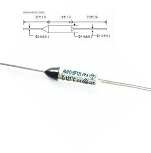 5. Aupo Термопредохранитель TF выключение 121c 250 В 10A BF121 Новинка - Product Image 4