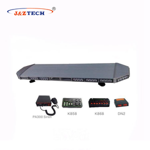 1.2 Meter Full Size Emergency Strobe Lightbar with Siren Speaker Fire Warning <strong>Firelight</strong> for Cars Aluminum Housing 12V Voltage - Product Image 3