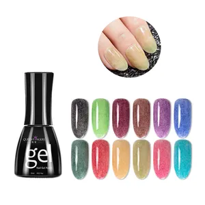 Queen Fingers Villus Wire Effect Acrylic Nail Polish 15ML Korea Janpan Popular Led/Uv Nail Gel