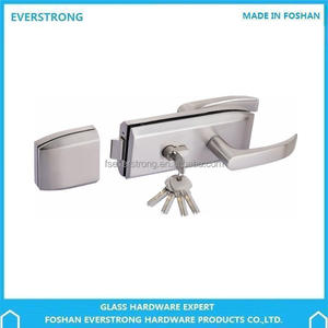 Ufficio in lega di zinco maniglia della porta a battente serratura G006 in acciaio inossidabile senza cornice serratura della porta di vetro simile al tipo di <span class=keywords><strong>dorma</strong></span> - Product Image 6