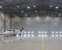 Hangar de Acero con Techo Curvo de Gran Envergadura, Techo de Acero con Armadura de Gran Envergadura para Aeropuerto