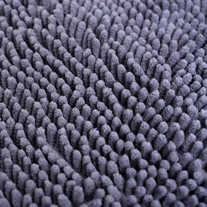 Alfombrillas de baño de chenilla grandes, peluda alfombrilla para suelo, alfombrilla antideslizante absorbente de agua para puerta - Product Image 5