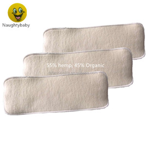 Chất Lượng Tốt Nhất Bán Buôn Cây Gai Dầu Bông Chèn 55% Cây Gai Dầu 45% Bông Vải Thấm Cho Tã Vải Và Tã - Product Image 2