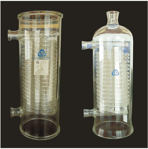 مكثف زجاجي للمختبرات مع أنبوب داخلي ملفوف من الشركة المصنعة مباشرة - Product Image 5