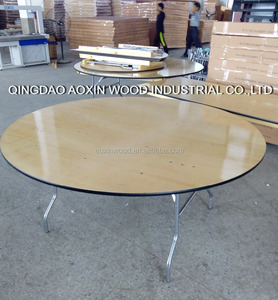 Bàn Gỗ Tròn Cho Thuê Sự Kiện - Product Image 2