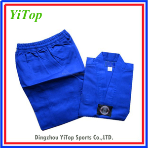Hotsale artes marciales azul Tae Kwon Do uniformes WTF - Product Image 1