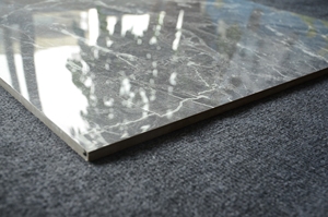 12x24 piso arte <span class=keywords><strong>oscar</strong></span> asia linho de cerámica gris oscura suelos de baldosa - Product Image 6