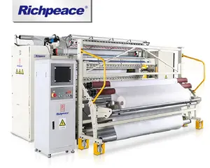 Richpeace máquina de acolchoamento de gancho rotativo, multi-agulha computadora